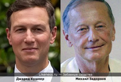 Джаред Кушнер в улыбке немного напоминает Михаила Задорнова