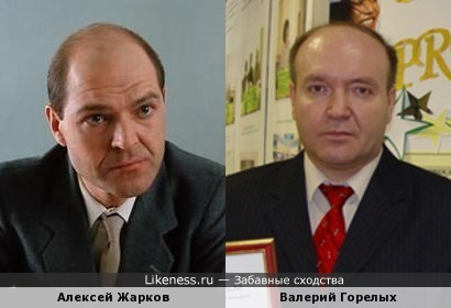 Алексей Жарков (актер) похож на Валерия Горелых (ГУ МВД)