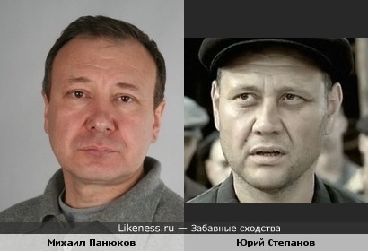 Михаил Панюков похож на Юрия Степанова
