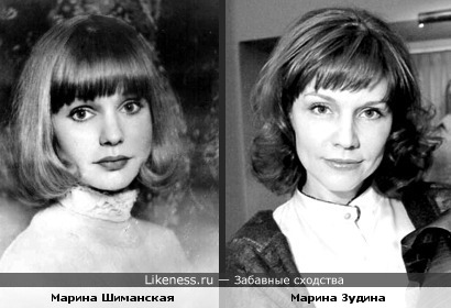 Актрисы Марина Шиманская и Марина Зудина