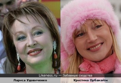 Актрисы Лариса Удовиченко и Кристина Орбакайте