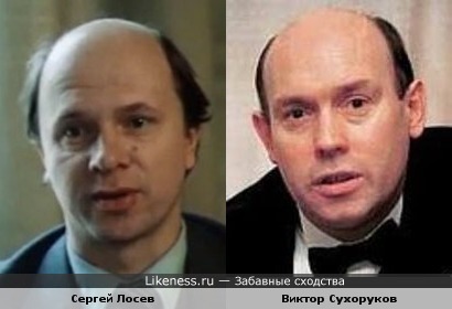 Актеры Сергей Лосев и Виктор Сухоруков похожи