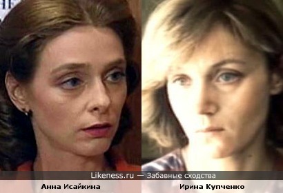 Актрисы Анна Исайкина и Ирина Купченко