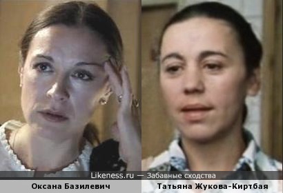Актрисы Оксана Базилевич и Татьяна Жукова-Киртбая