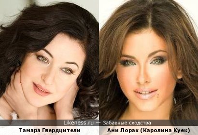 Певицы Тамара Гвердцители и Ани Лорак