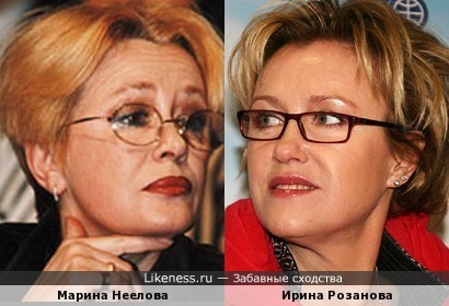 Актрисы Марина Неелова и Ирина Розанова