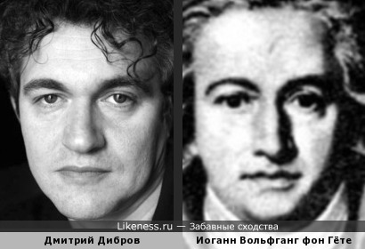 Дмитрий Дибров и Иоганн Вольфганг фон Гёте