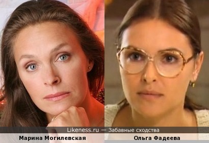 Марина Могилевская и Ольга Фадеева