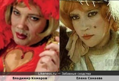 Владимир Комаров и Елена Санаева