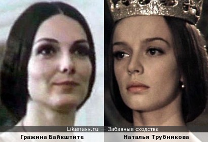 Гражина Байкштите и Наталья Трубникова