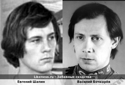 Евгений Шапин похож на Василия Бочкарёва
