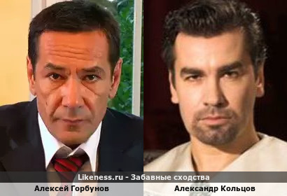 Алексей Горбунов похож на Александра Кольцова