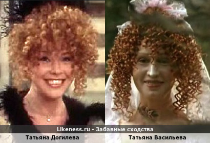 Татьяна Догилева похожа на Татьяну Васильеву