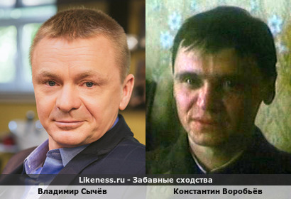 Владимир Сычёв похож на Константина Воробьёва