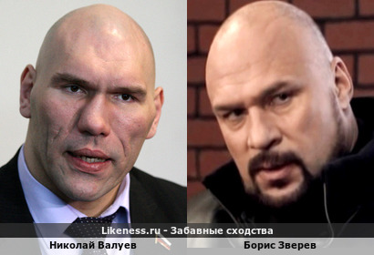 Николай Валуев и Борис Зверев похожи