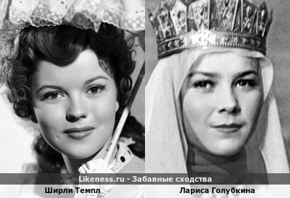 Ширли Темпл похожа на Ларису Голубкину