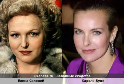 Елена Соловей похожа на Кароль Буке