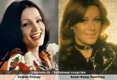 София Ротару похожа на Анни-Фриду Лингстад