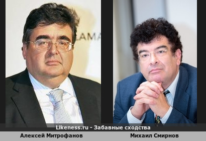 Алексей Митрофанов похож на Михаила Смирнова