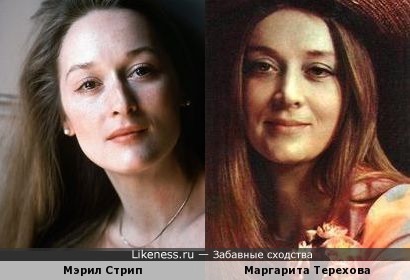 Мэрил Стрип и Маргарита Терехова (версия3)