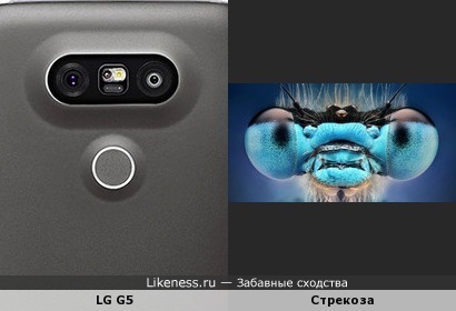 LG G5 похож на стрекозу