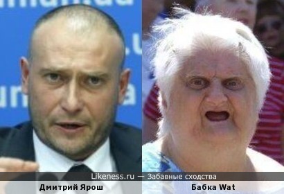 Дмитрий Ярош похож на бабку (&quot;Шта?&quot;)