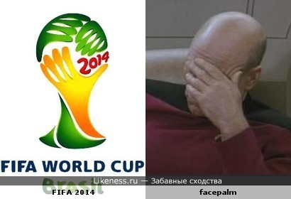 FIFA 2014 vs. facepalm