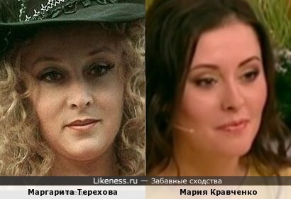 Маргарита Терехова и Мария Кравченко