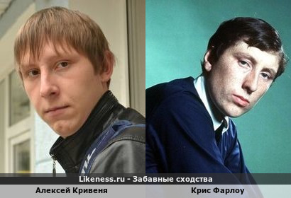 Алексей Кривеня похож на Криса Фарлоу