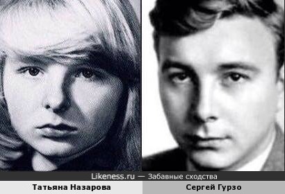 Назарова и Гурзо похожи