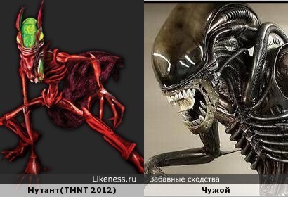 Один из мутантов TMNT 2012 подозрительно похож на Чужого&hellip;