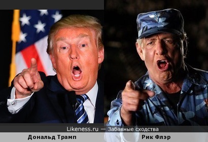 Рик Флэр в образе Дугласа Хилла (американского командира из C&amp;C: Red Alert 3) напомнил Дональда Трампа