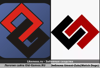 Эмблема корпорации &quot;Umeni-Zulu&quot; из Watch Dogs очень уж схожа с логотипом сайта Old-Games.RU