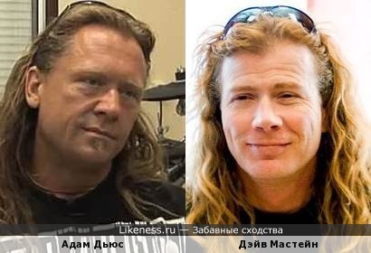 Адам Дьюс (Machine Head - бас-гитара, вокал) и Дэйв Мастейн (Megadeth - вокал, гитара)