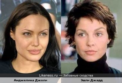 Анджелина Джоли похожа на Эшли Джадд