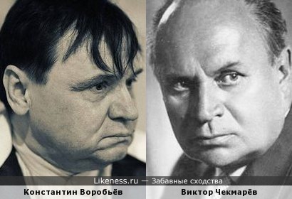 Константин Воробьёв и Виктор Чекмарёв похожи