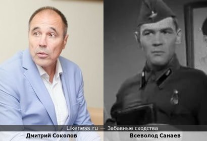 Дмитрий Соколов похож на Всеволода Санаева