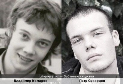 Владимир Комаров похож на Петра Скворцова