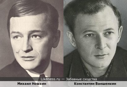 Михаил Ножкин похож на Константина Ваншенкина