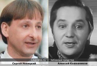 Сергей Новицкий похож на Алексея Кожевникова