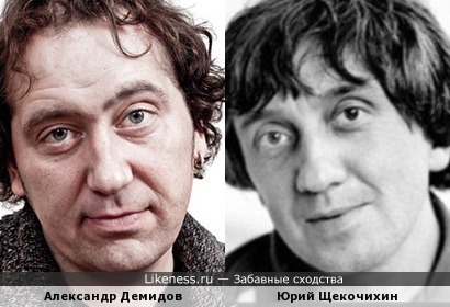 Александр Демидов похож на Юрия Щекочихина