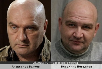Владимир Богданов похож на Александра Балуева