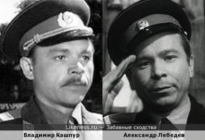 Владимир Кашпур похож на Александра Лебедева