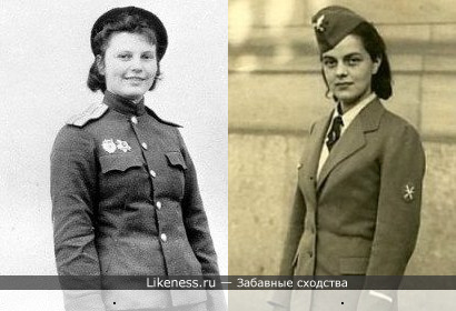 Женщины - участницы 2-й Мировой войны (военные фотоархивы)