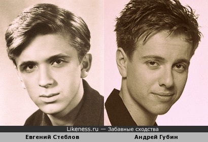 В молодости Евгений Стеблов был похож на Андрея Губина