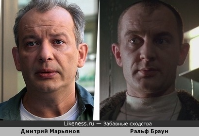 Дмитрий Марьянов и Ральф Браун в роли Francis Aaron «85» из фильма &quot;Чужой 3&quot; похожи