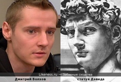 Дмитрий Волхов похож на Давида