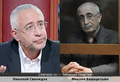 Михаил Башаратьян похож на Николая Сванидзе