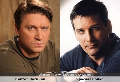 Виктор Логинов и Ярослав Бойко немного похожи