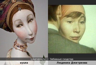 Авторская кукла напомнила Людмилу Дмитриеву в молодости